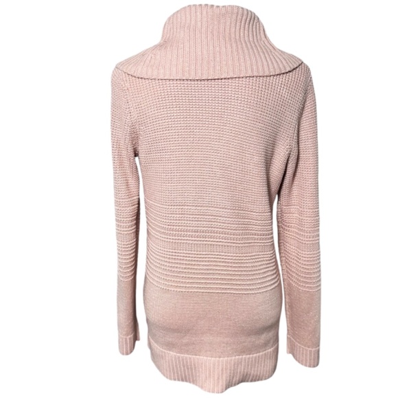 Calvin Klein Women's Pink Cowl Neck Sweater, Size Small - Picture 5 of 6